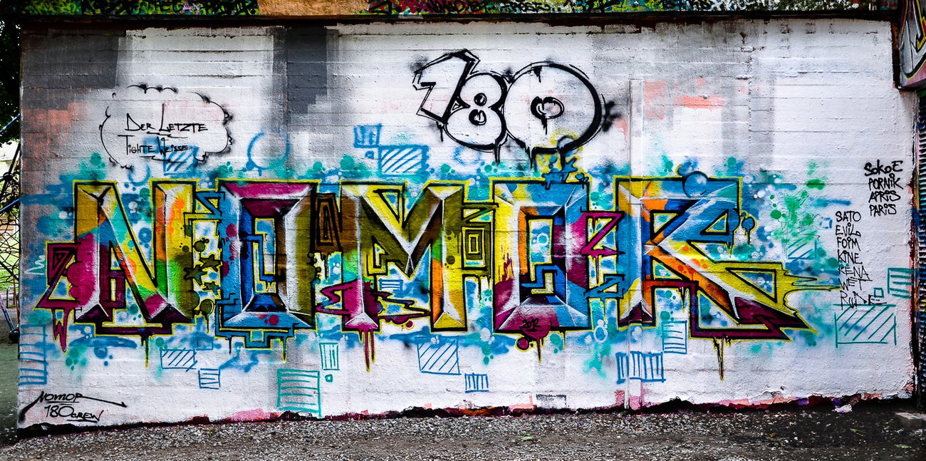 Graffiti Wall - Photo by pilotpirx - nomor, nmr, hamburg