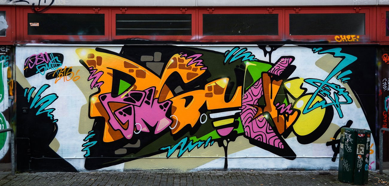 Graffiti Wall - Photo by pilotpirx - hamburg, germany, graffiti (2016)