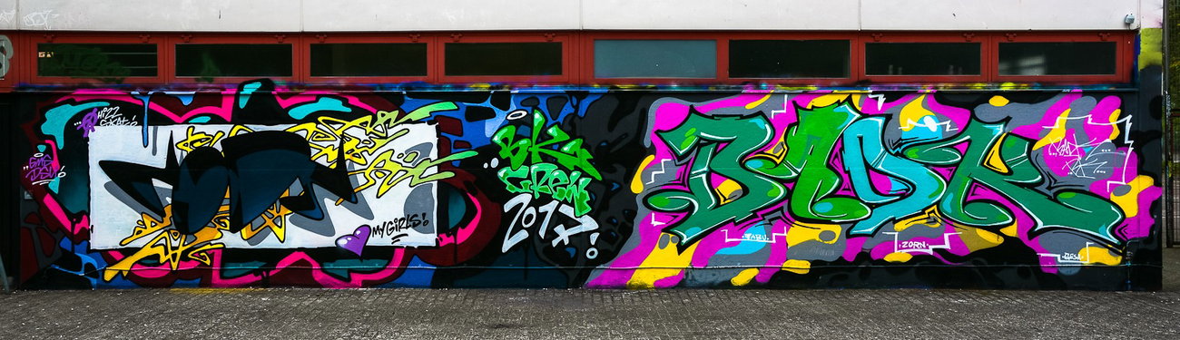 Graffiti Wall - Photo by pilotpirx - hamburg, germany, graffiti (2017)