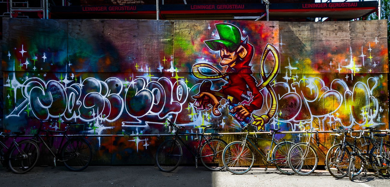 Graffiti Wall - Photo by pilotpirx - hamburg, germany, urban