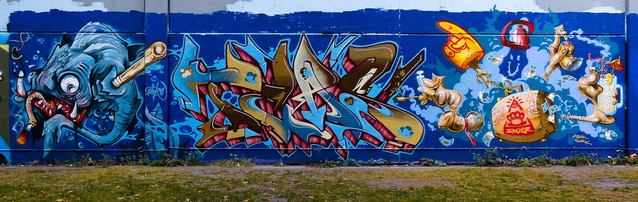 Graffiti Wall - Photo by pilotpirx - hamburg, germany, urban (2018)