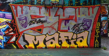 Graffiti Wall - Photo by pilotpirx - hamburg, germany, urban (2017)