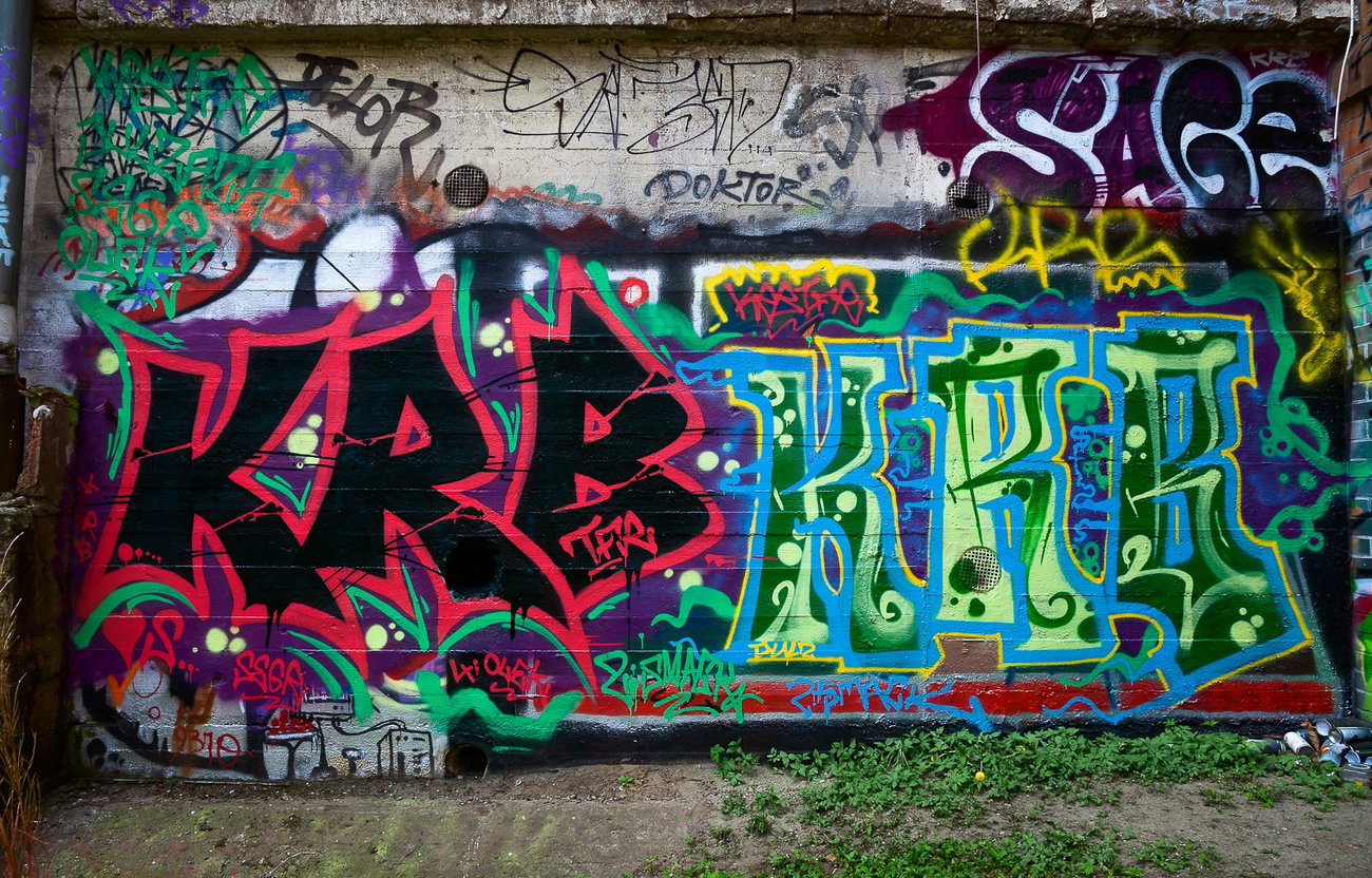 Graffiti Wall - Photo by pilotpirx - krb, hamburg, germany