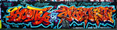 Graffiti Wall - Photo by pilotpirx - frost, scotty, 187 (2017)