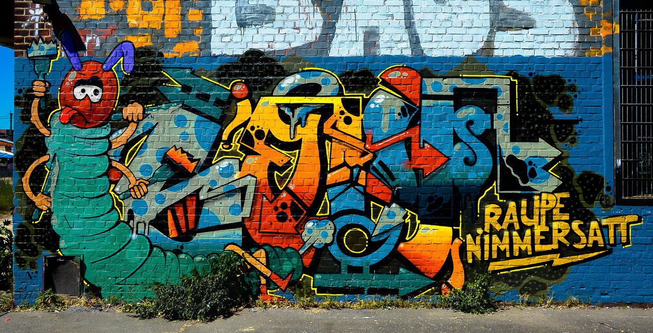 Graffiti Wall - Photo by pilotpirx - hamburg, germany, urban