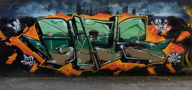 Graffiti Wall - Photo by pilotpirx - hamburg, germany, graffiti