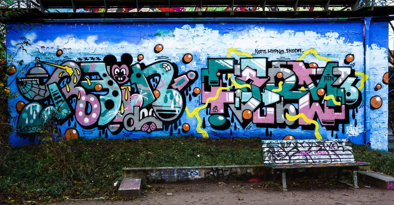 Graffiti Wall - Photo by pilotpirx - hamburg, germany, urban (2017)