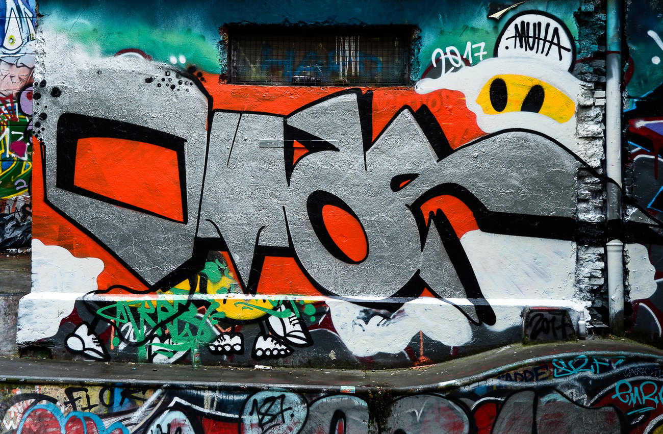 Graffiti Wall - Photo by pilotpirx - hamburg, germany, urban (2017)