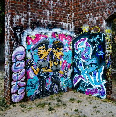 Graffiti Wall - Photo by pilotpirx - hamburg, germany, urban