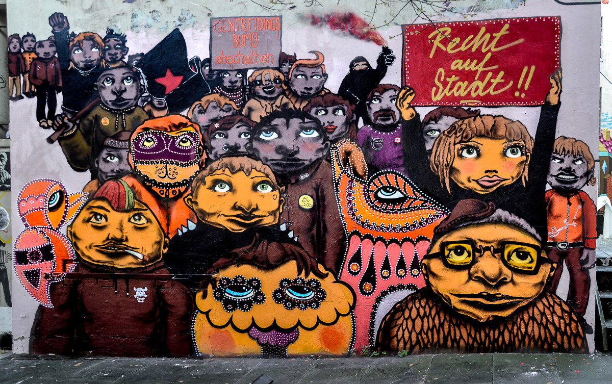 Graffiti Wall - Photo by pilotpirx - zonenkinder, zonies, hamburg (2016)