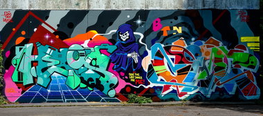 Graffiti Wall - Photo by pilotpirx - hamburg, germany, urban