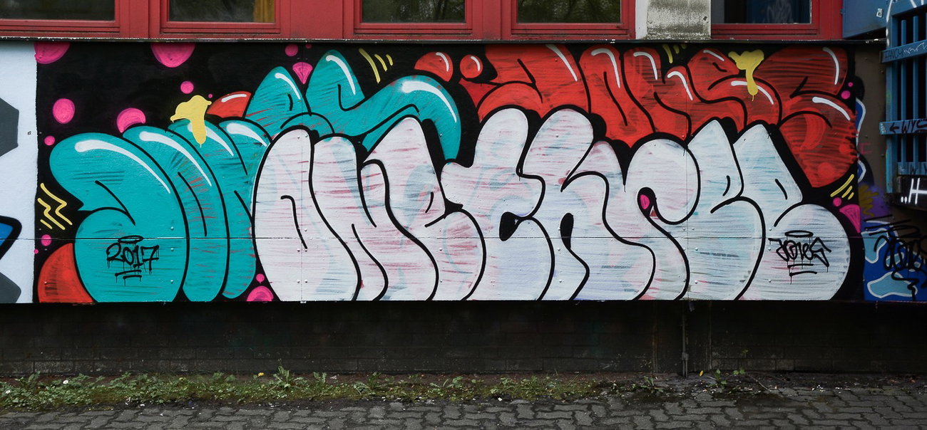 Graffiti Wall - Photo by pilotpirx - hamburg, germany, graffiti (2017)