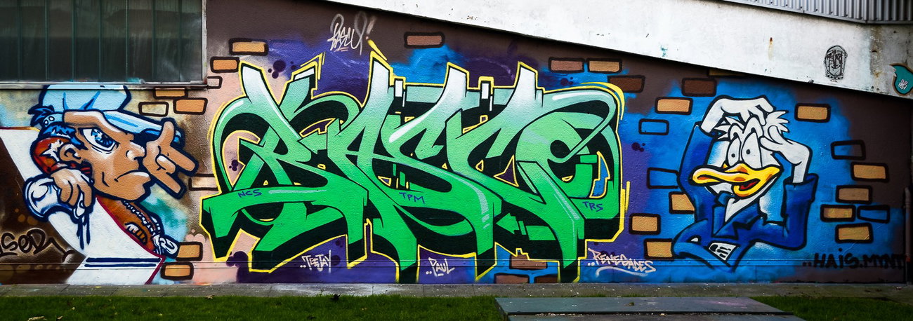 Graffiti Wall - Photo by pilotpirx - hamburg, germany, urban