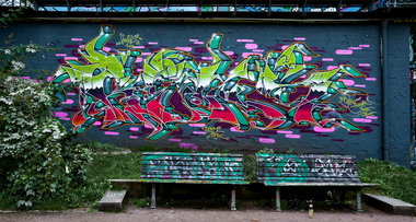 Graffiti Wall - Photo by pilotpirx - hamburg, germany, graffiti