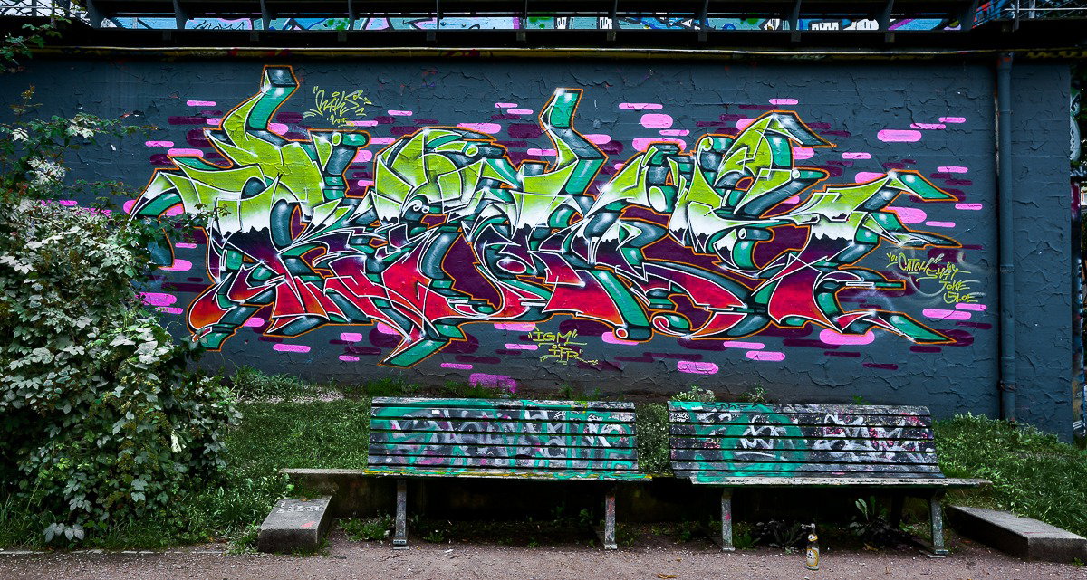 Graffiti Wall - Photo by pilotpirx - hamburg, germany, graffiti