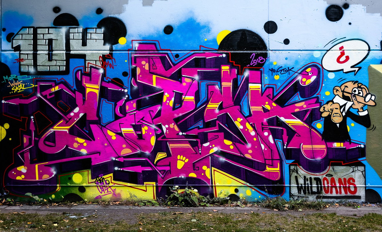 Graffiti Wall - Photo by pilotpirx - hamburg, germany, urban (2018)