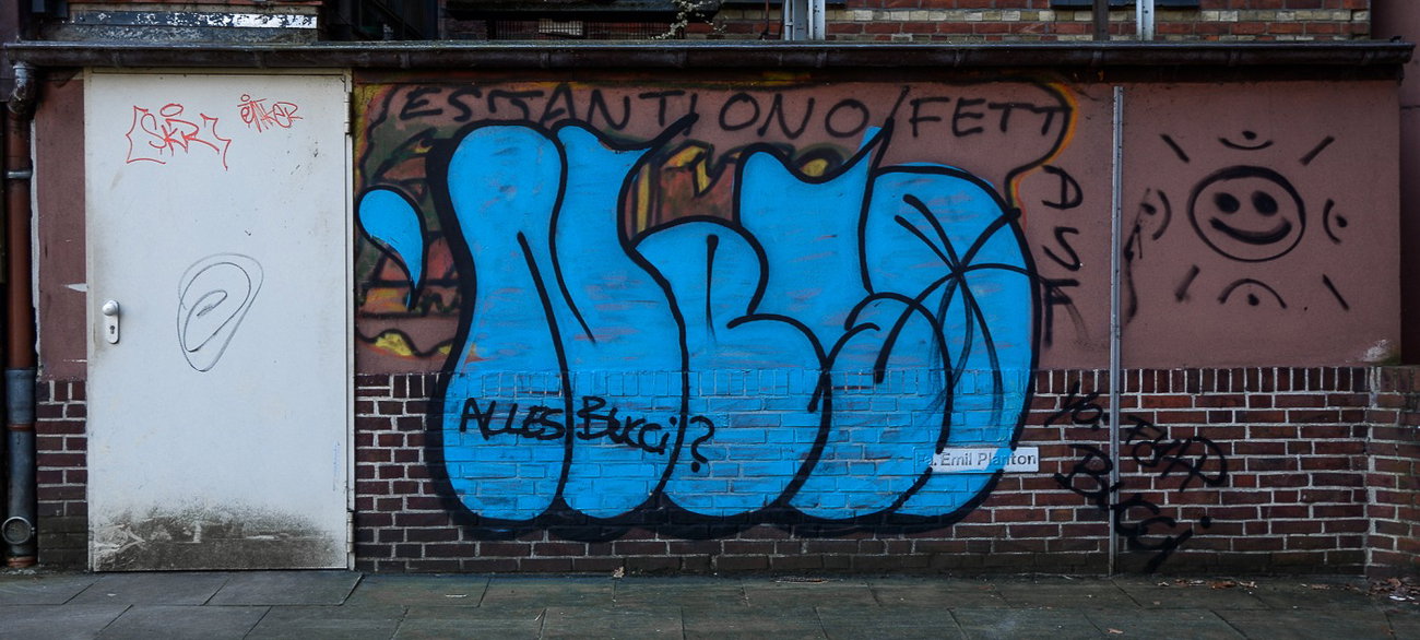 Graffiti Wall - Photo by pilotpirx - hamburg, germany, urban