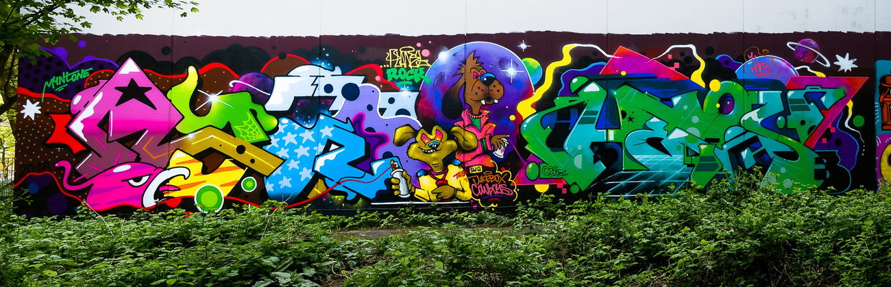 Graffiti Wall - Photo by pilotpirx - hamburg, germany, urban