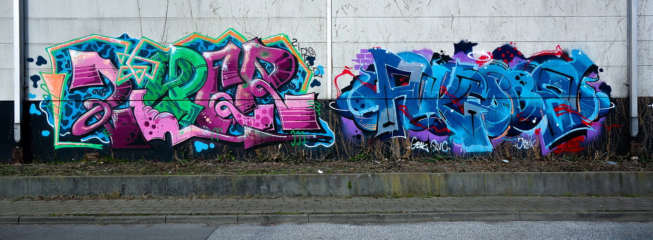 Graffiti Wall - Photo by pilotpirx - hamburg, germany, urban