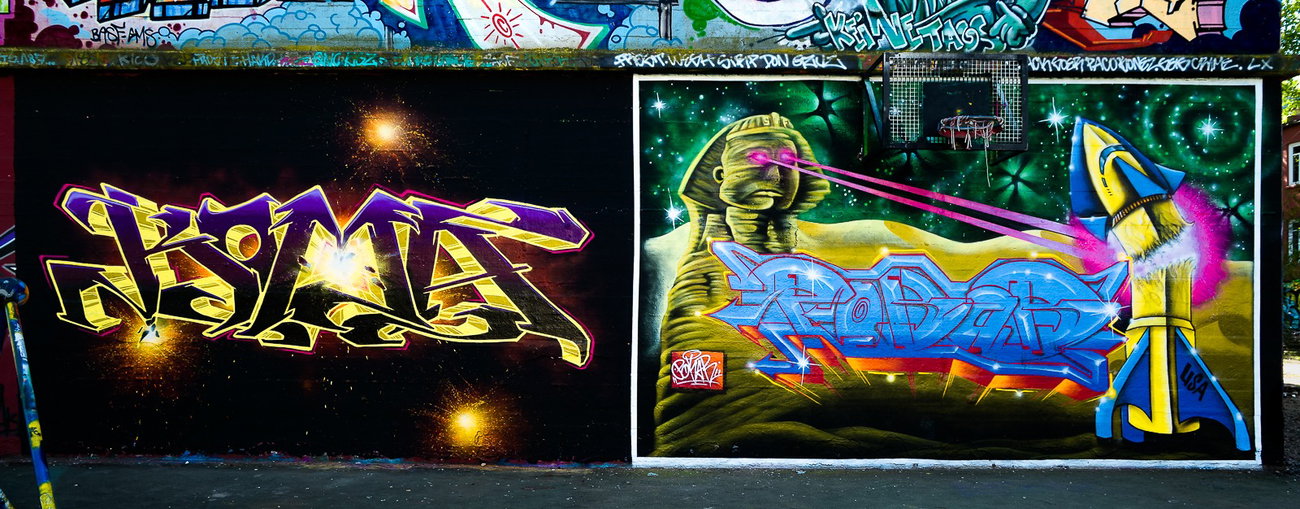 Graffiti Wall - Photo by pilotpirx - hamburg, germany, urban (2018)