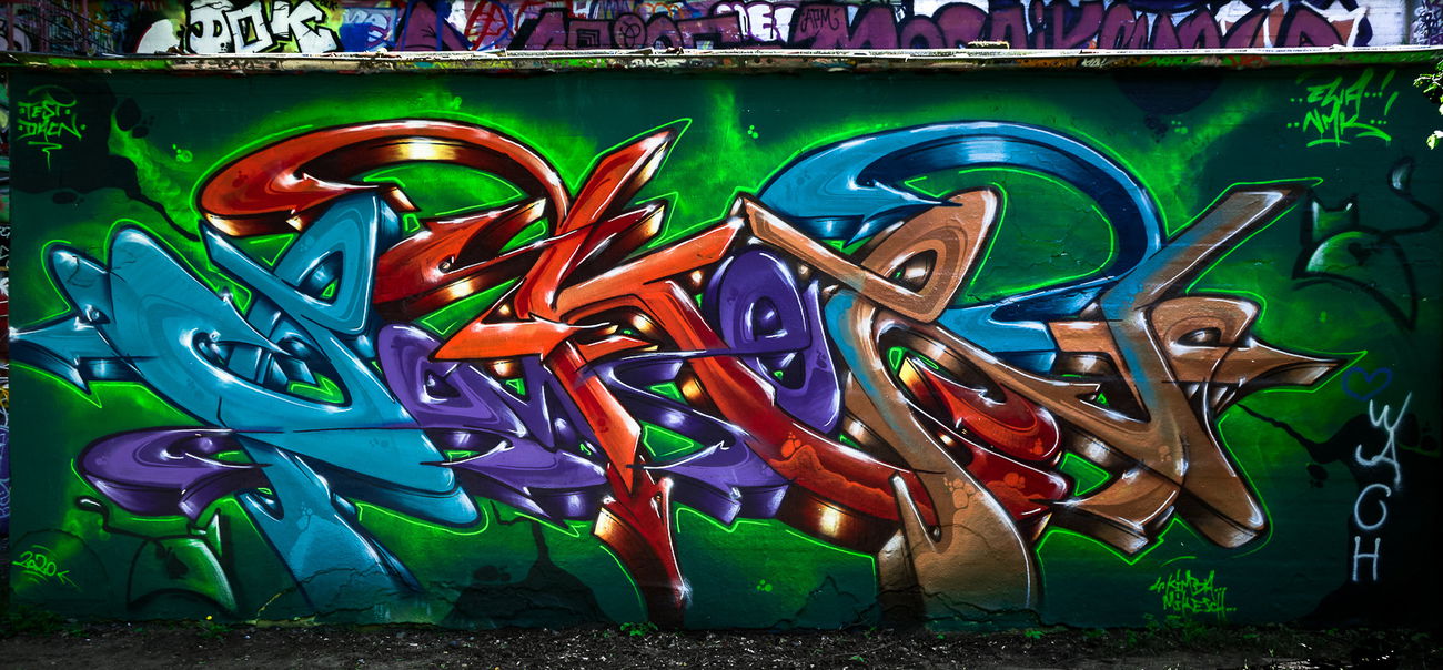 Graffiti Wall - Photo by pilotpirx - hamburg, germany, urban (2020)