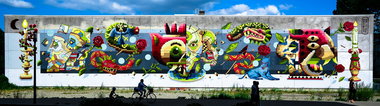 Graffiti Wall - Photo by pilotpirx - mural, hamburg, germany