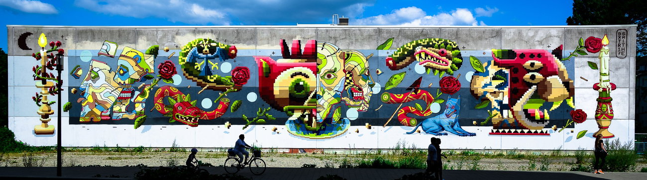 Graffiti Wall - Photo by pilotpirx - mural, hamburg, germany