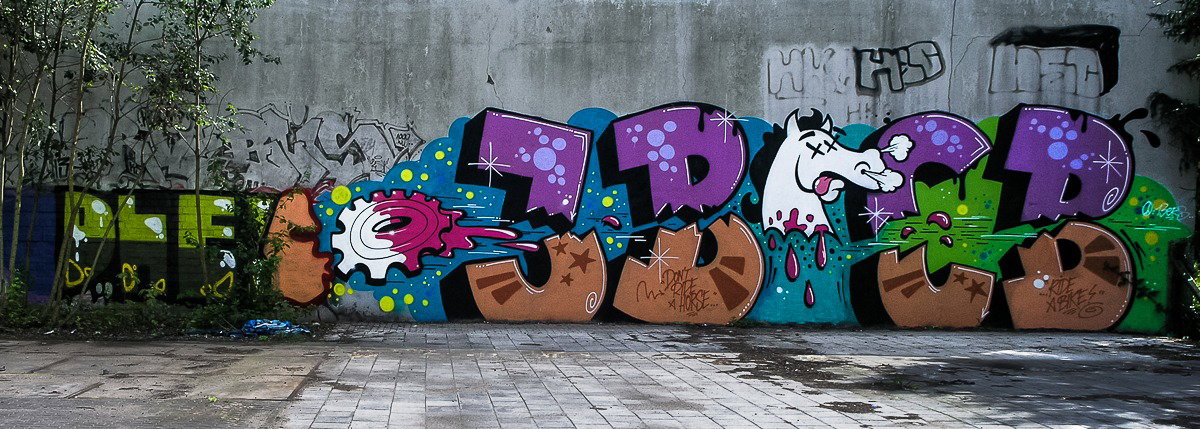 Graffiti Wall - Photo by pilotpirx - jbcb, jukeboxcowboys, hamburg