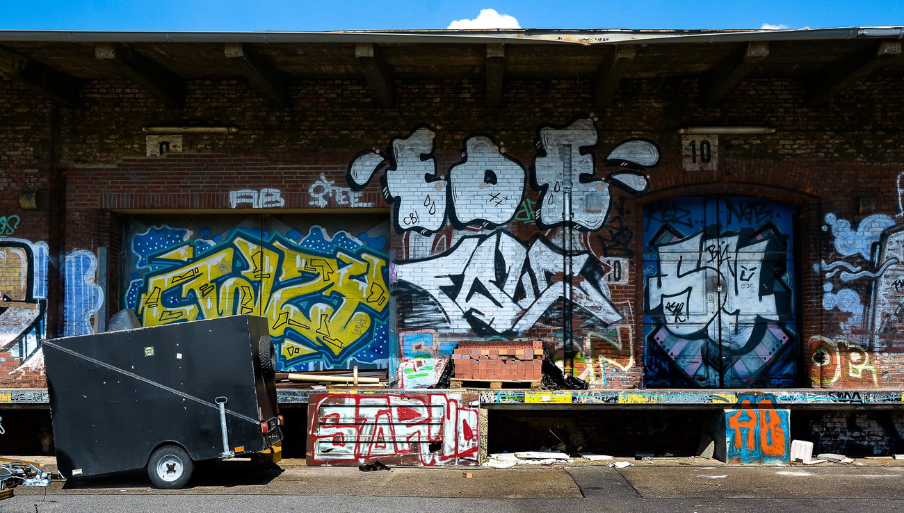 Graffiti Wall - Photo by pilotpirx - hamburg, germany, urban