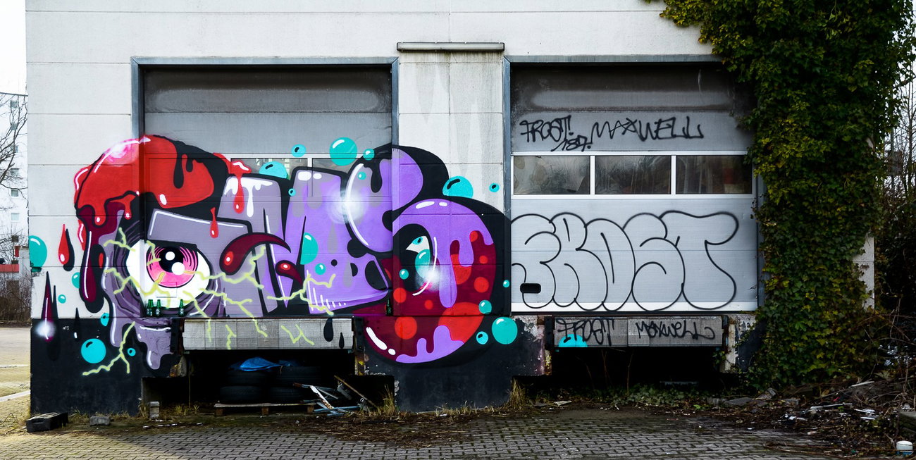 Graffiti Wall - Photo by pilotpirx - hamburg, germany, urban (2017)