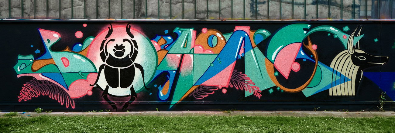 Graffiti Wall - Photo by pilotpirx - hamburg, germany, urban (2017)