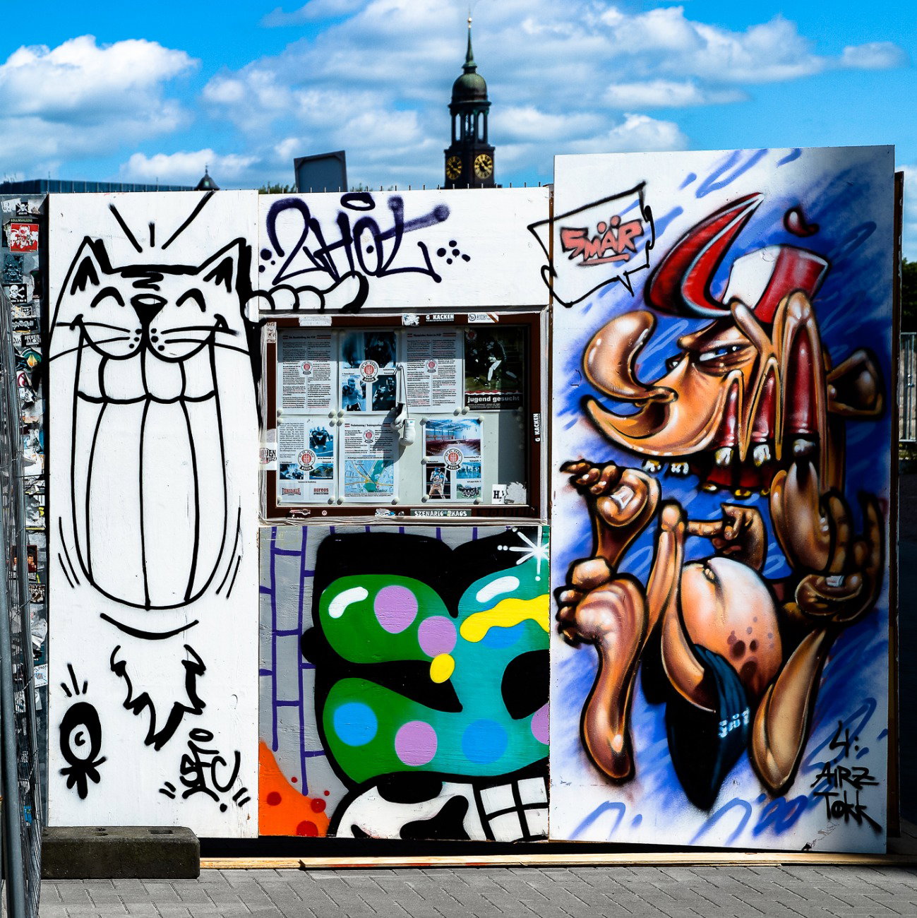 Graffiti Wall - Photo by pilotpirx - millerntorgallery7, mtg, mtg7 (2017)
