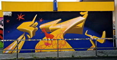 Graffiti Wall - Photo by pilotpirx - loomit, hamburg, germany