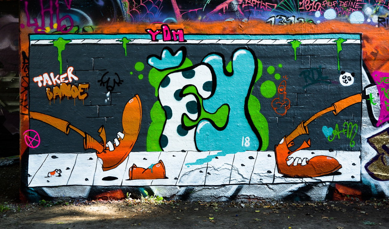 Graffiti Wall - Photo by pilotpirx - hamburg, germany, urban (2018)