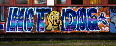 Graffiti Wall - Photo by pilotpirx - hotdog, hamburg, germany