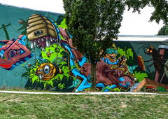 Graffiti Wall - Photo by pilotpirx - hamburg, germany, urban (2018)