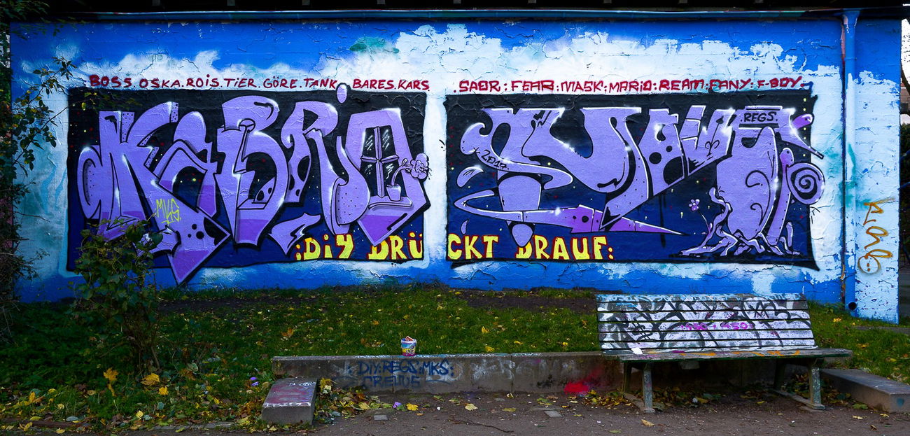 Graffiti Wall - Photo by pilotpirx - hamburg, germany, urban (2017)