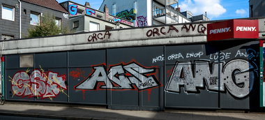 Graffiti Wall - Photo by pilotpirx - hamburg, germany, urban