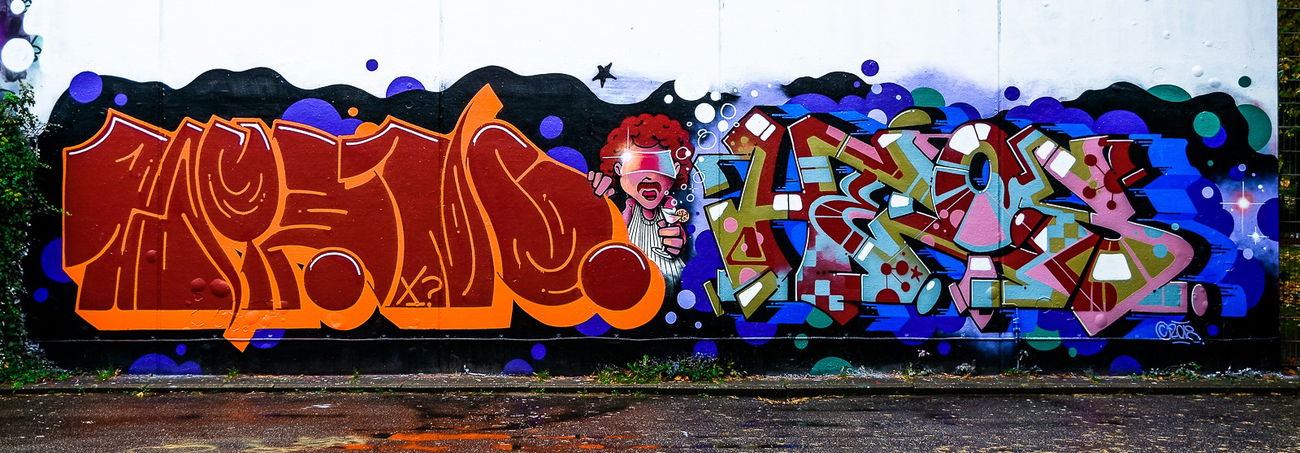 Graffiti Wall - Photo by pilotpirx - hamburg, germany, urban