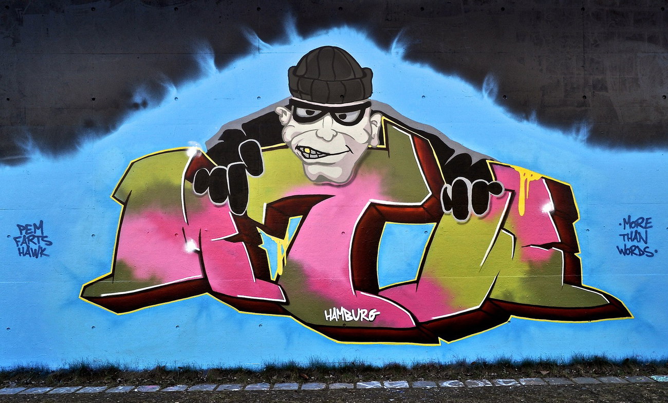 Graffiti Wall - Photo by pilotpirx - hamburg, germany, graffiti