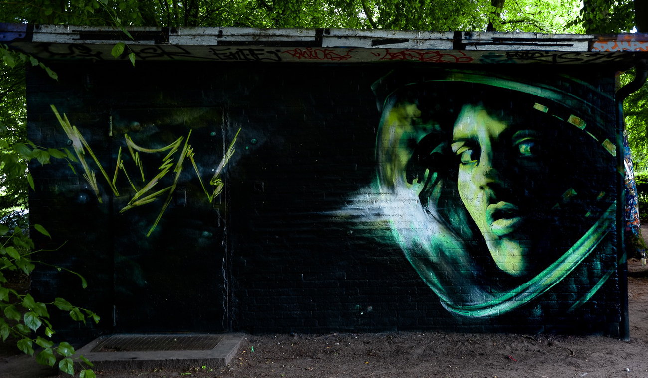 Graffiti Wall - Photo by pilotpirx - mzn, hamburg, germany (2018)