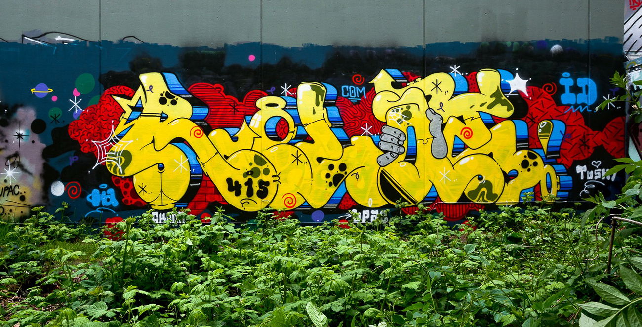 Graffiti Wall - Photo by pilotpirx - hamburg, germany, graffiti (2017)