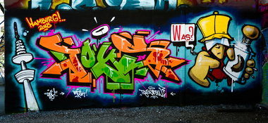 Graffiti Wall - Photo by pilotpirx - hamburg, germany, urban (2018)