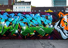 Graffiti Wall - Photo by pilotpirx - hamburg, germany, urban (2020)
