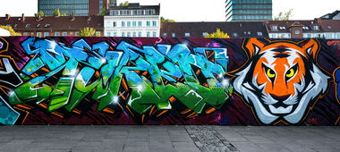 Graffiti Wall - Photo by pilotpirx - hamburg, germany, urban (2020)