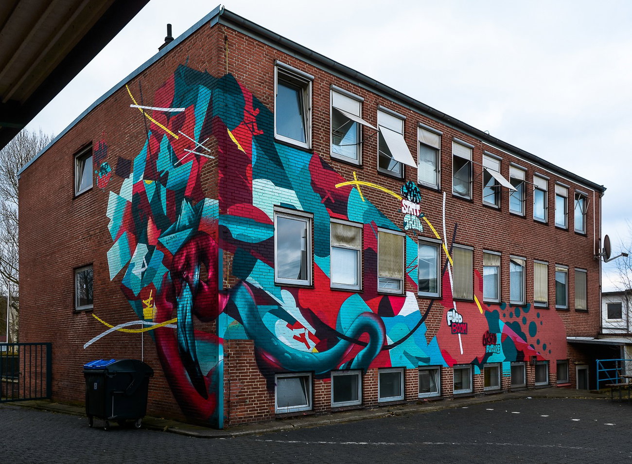 Graffiti Wall - Photo by pilotpirx - hamburg, germany, urban (2017)