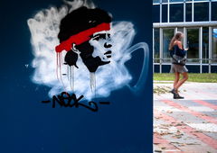 Graffiti Street Art - Photo by pilotpirx - stencil, schablone, neal (2018)