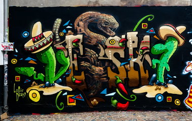 Graffiti Wall - Photo by pilotpirx - hamburg, germany, urban