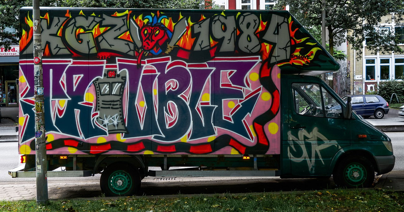 Graffiti Wall - Photo by pilotpirx - trouble, 187, truck