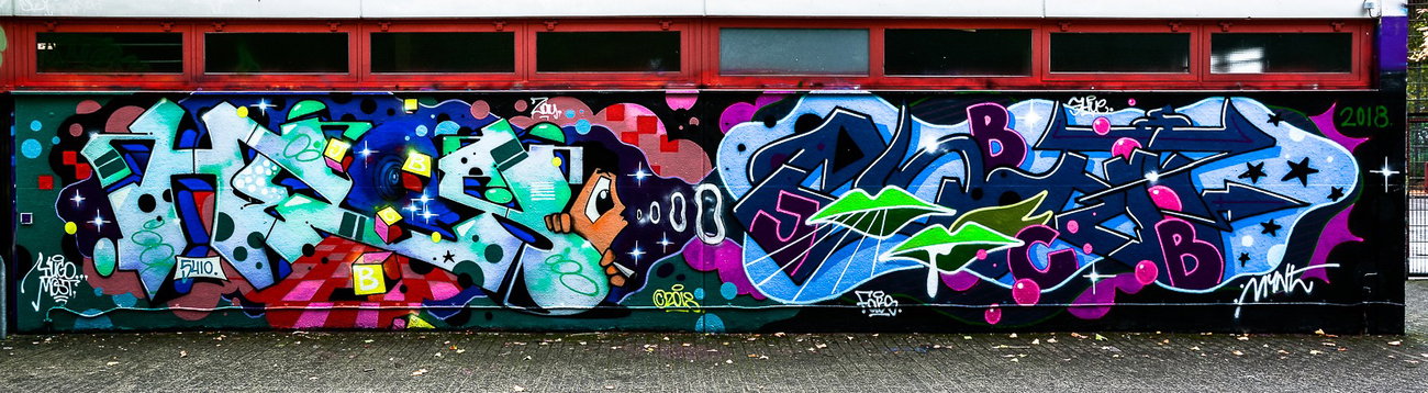 Graffiti Wall - Photo by pilotpirx - hamburg, germany, urban
